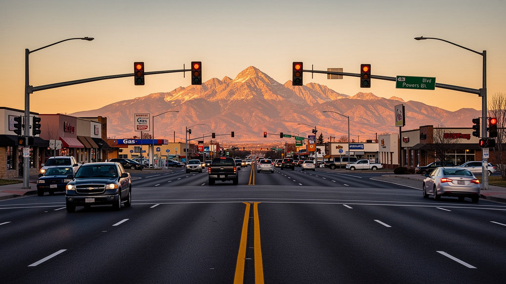 Car accident lawyer reviewing contingency fee agreement with client in Colorado Springs office